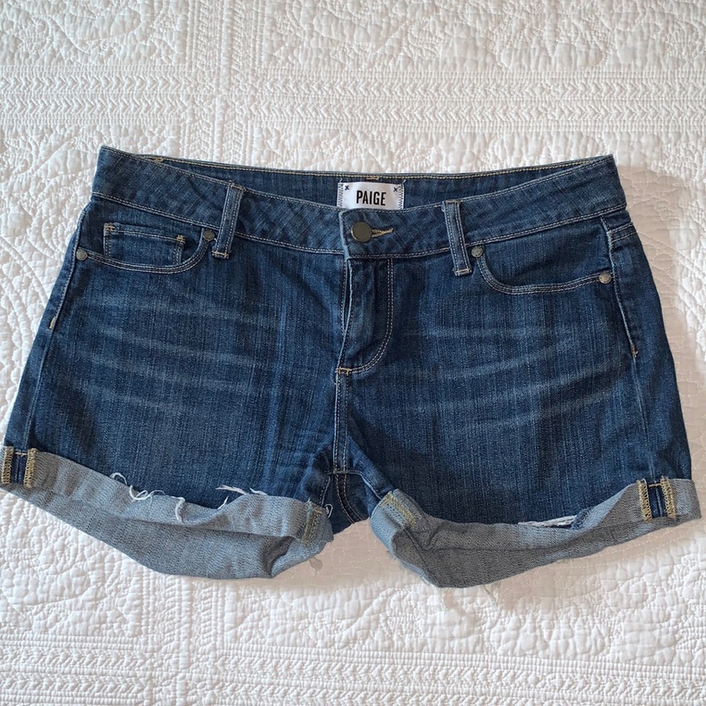 Paige denim shorts size 28